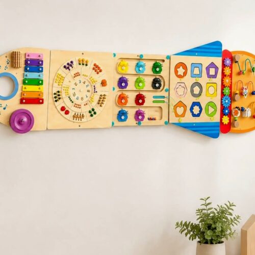 Montessori Wooden Busy Board